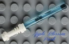 NEW Lego Star Wars Trans BLUE LIGHT SABER w/White Hilt Jedi Minifig Blade Weapon