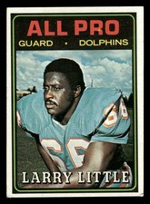 1974 Topps Football Card #123 Larry Little