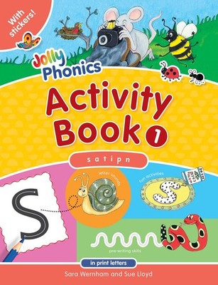 Jolly Phonics Activity Book: In Print Letters (1) (Jolly Phonics Activity Bo...
