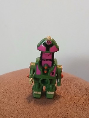 Z-Bots Gunner Zoo Linkbots 2'' Mini Figure Series 1 Galoob 1993 Zbots 