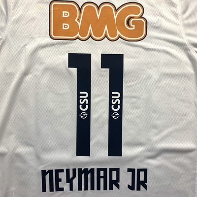Neymar Santos 2012/2013 Home Jersey Retro Kit | Mens Size Small