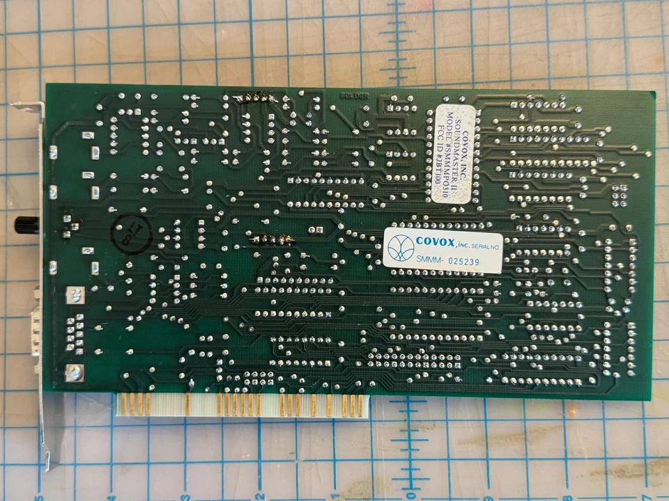 Vintage PC soundboard, Covox Inc SoundMaster 2 II, 8 bit ISA, appears UNUSED - Image 2 of 3