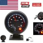 3.75” Automotive RPM Tachometer Gauge for 4/6/8 Cylinder Engines - 0-8000 RPM