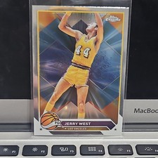 jerry west hof 2023-24 Topps Chrome basketball lakers #125