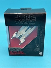 STAR WARS ROGUE ONE THE BLACK SERIES TITANIUM SERIES REBEL U-WING FIGHTER