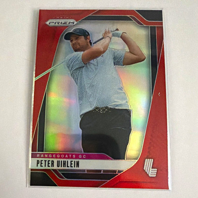 Panini 2025 Prizm LIV Golf Peter Uihlein RangeGoats GC #53 Red /125