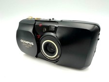 Read EXC 5 Olympus mju Zoom Deluxe Black Point Shoot Film Camera From JAPAN