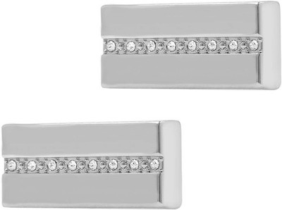 Regent Square Drawer Handles with Swarovski Crystals Metal Pull
