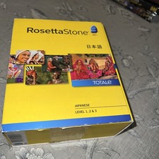 Rosetta Stone Japanese Levels 1-3. Version 4. No Headphones/Disc Only