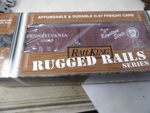 MTH Rail King 33-7403 Rieles Resistentes Pennsylvania Caja Puerta Única Coche Nuevo | Zustand: New