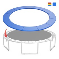 15FT Trampoline Replacement Safety Pad Universal Trampoline Cover Blue