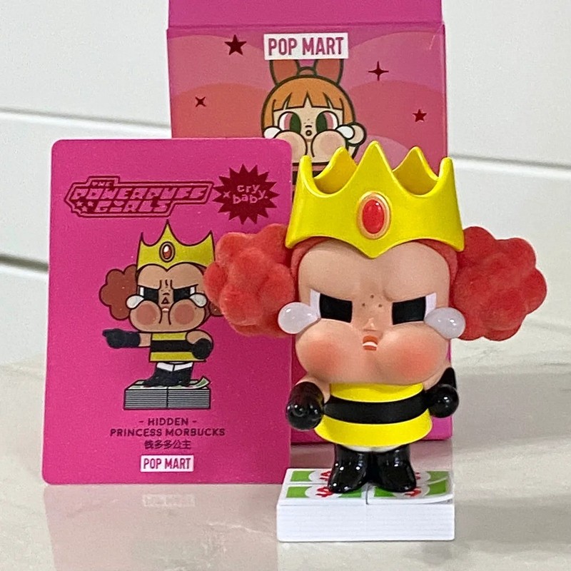 CRYBABY x The Powerpuff Girls Series Princess Morbucks Box Toys Figure Secret