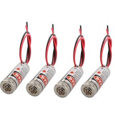 Lasermodul Kreuzlaser 650nm, 4 Stück, fokusierbar, für Industrie und Ausricht...