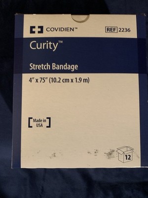 COVIDIEN Curity Stretch Bandage, 4''x75'', #2236 12/box
