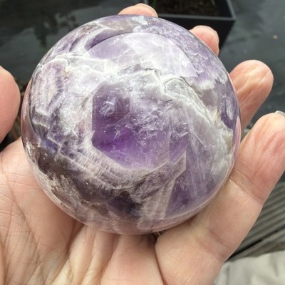Traum Amethyst Kugel 356g 6,1 cm Reiki, spirituell, Meditation, Kristall Geschenk