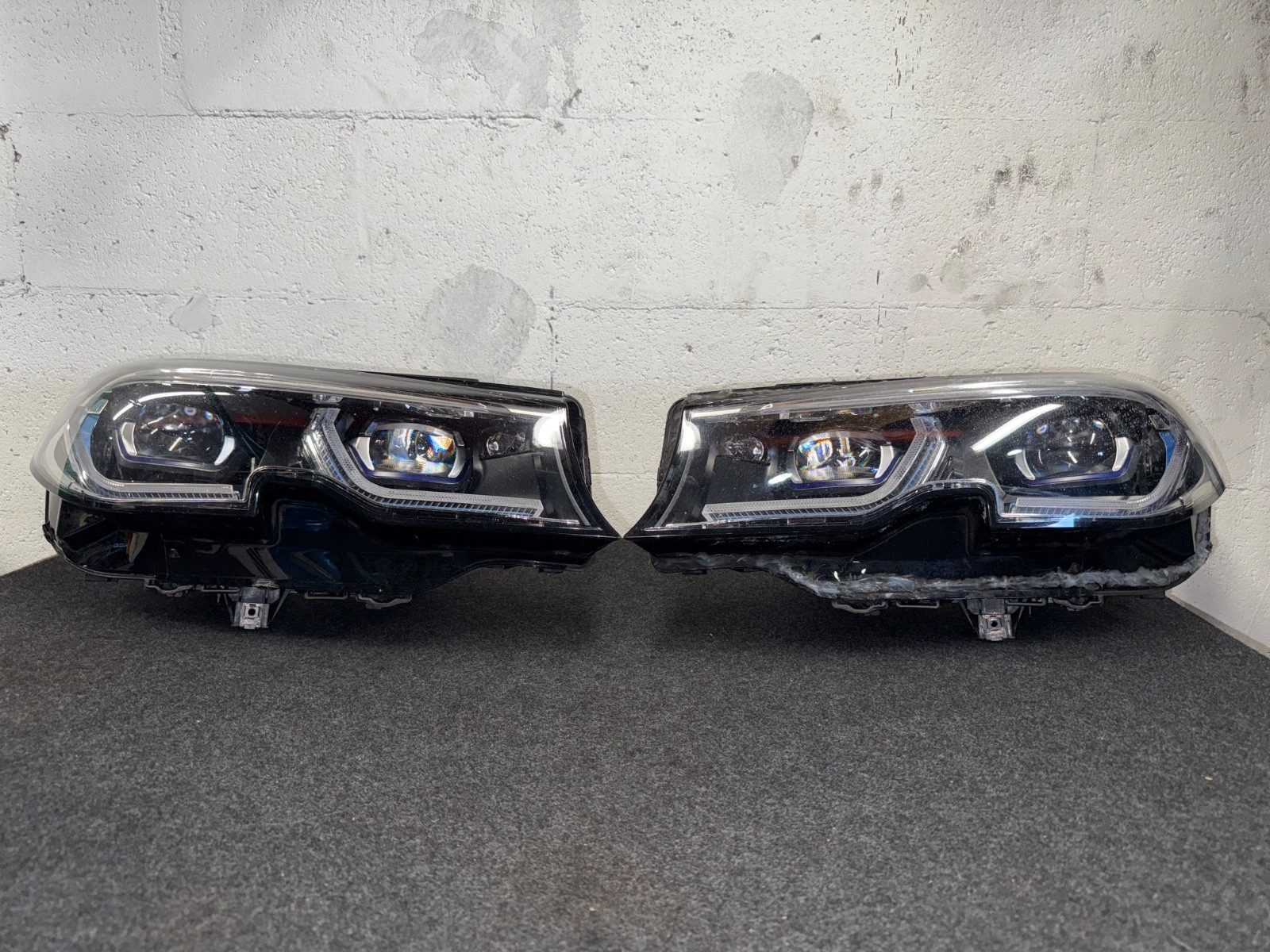 Complete LH + RH Laser Headlight PAIR for 2019-2024 BMW 3 Series G20 G21 TESTED