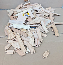 Lot of 188 Compatible Brio Thomas Wooden Railway Train Track Multiple Pieces