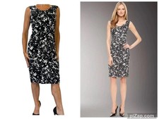 $1,795 Michael Kors Italy Palimino Crepe Sheath Dress Sleeveless Wear To Work 4