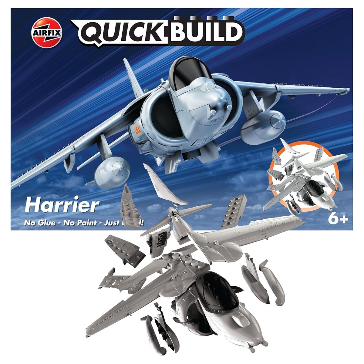 Airfix Quickbuild Harrier Model Kit 229Mm - Image 16