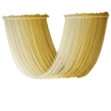 Jakalin Macrame Wall Hanging Yellow Dip Dyed Fiber Yarn Art Decor Boho Handmade