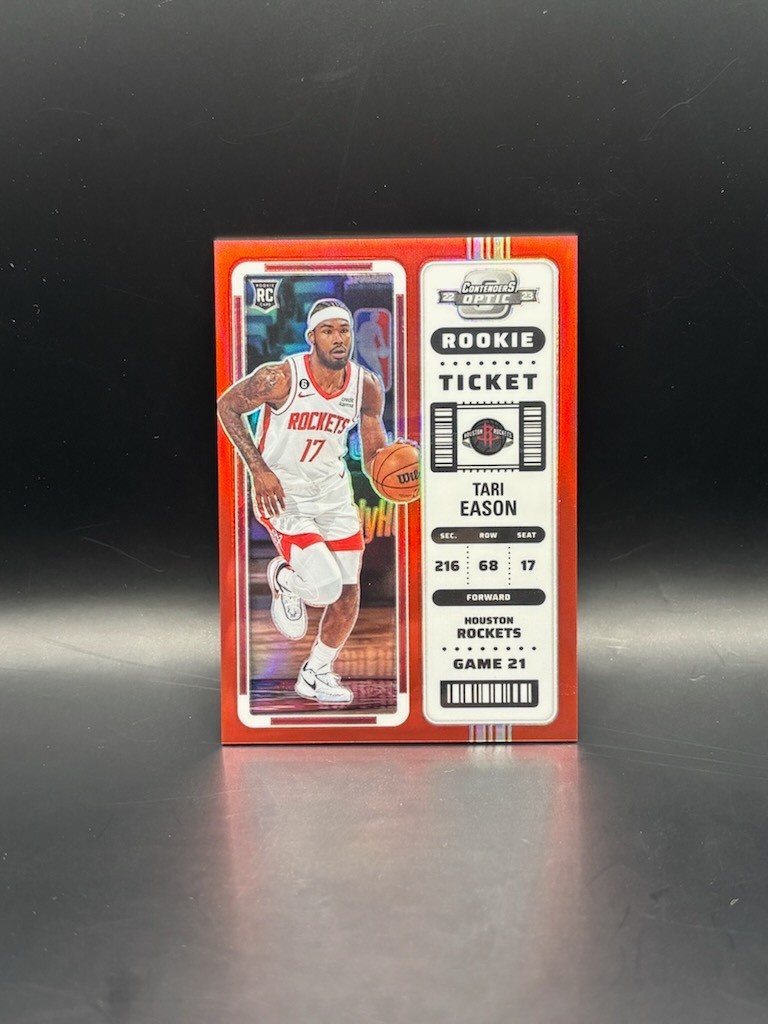 Tari Eason 2022-23 Panini Contenders Optic RC Rookie Red Prizm RC #10