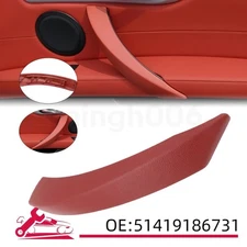 Red Front Interior Door Pull Handle Cover 51419186731 For BMW E89 Z4 2009-2016