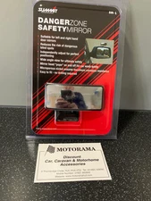 1x GENUINE SUMMIT UNIVERSAL CLIP ON RH/LH DANGER ZONE SAFETY BLIND SPOT MIRROR