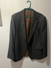 M&S Men’s Woolmark Blend Checked Blazer Size Medium Chest 46