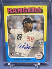 2024 Topps Heritage Real One Autographs Alex Speas #ROA-ASP (AU, RC)