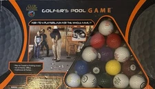 Club Champ Golfer's Billiard Game COMPLETE Putter Practice Indoor Golf Family