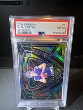 2024 Obsidian Vitreous Rookie JJ McCarthy #11 PSA 8