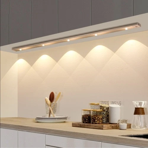 Lámpara LED empotrada con sensor de movimiento lámpara de armario cocina luz nocturna USB