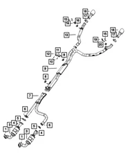 Genuine Mopar Exhaust Extension Pipe 68444166AD