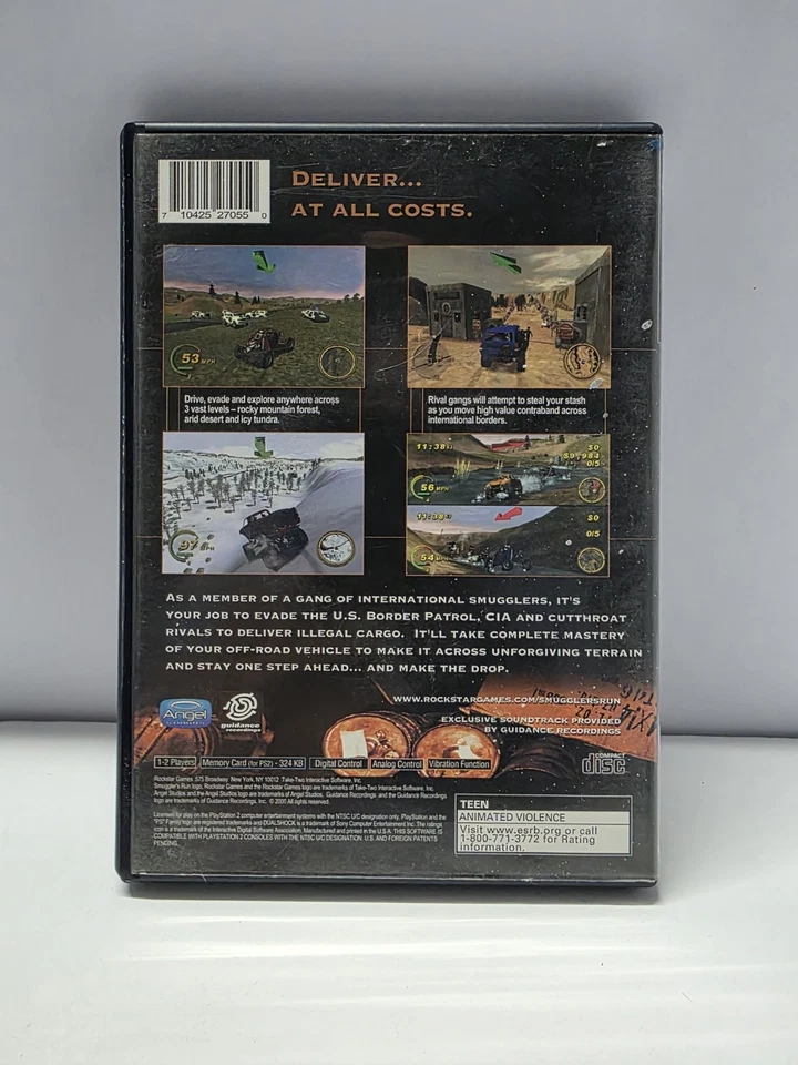 Smuggler's Run Black Label (Sony PlayStation 2, 2002) CIB Tested PS2 - Image 4 of 4