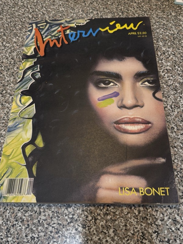 Vintage Andy Warhol Interview Magazine Lisa Bonet April 1987