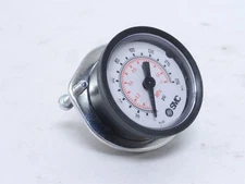250504 New-No Box; SMC K40-MP1.0-N01MS-C Pressure Gauge; 160PSI; 40mm Dial