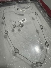 Green Amethyst Prasiolite Faceted Sterling Silver Necklace