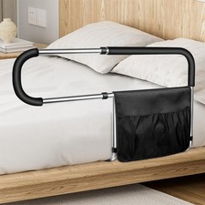 Bed Rails for Elderly Adults Safety,Stainless Steel Bed Assist Rail Adjustable