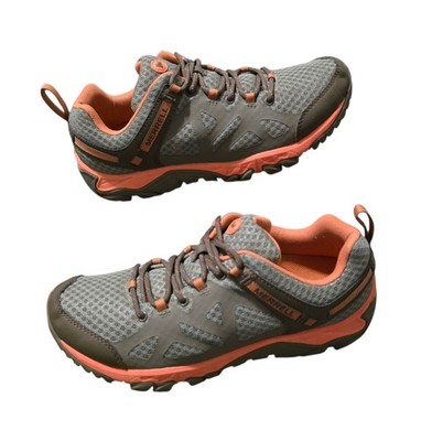 Merrell Outright Edge Hiking Shoes Sneakers Women Size 9.5 Brindle Melon 