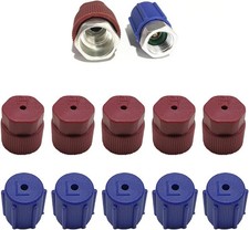 10 PCS R134a Cap A/C Cap, 13mm  16mm Air Conditioning Service AC System Chargin