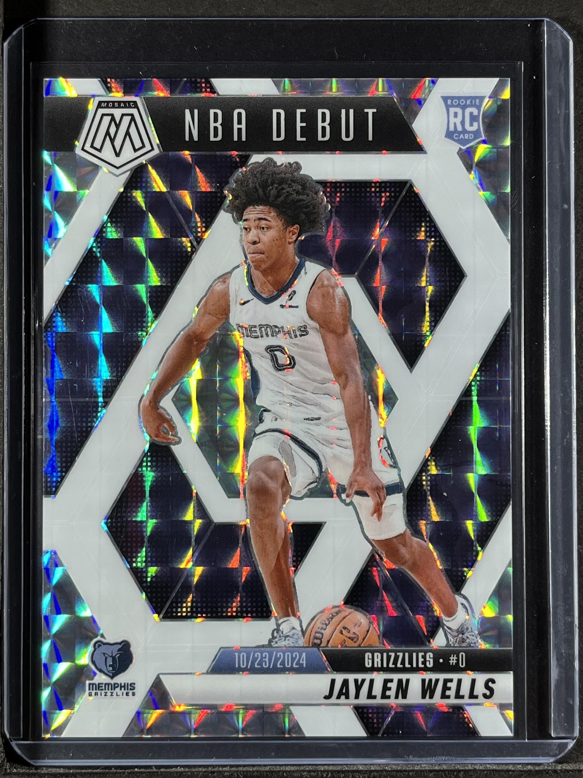 2024-25 Panini Mosaic #260 Jaylen Wells Choice White Mosaic #/35 250004