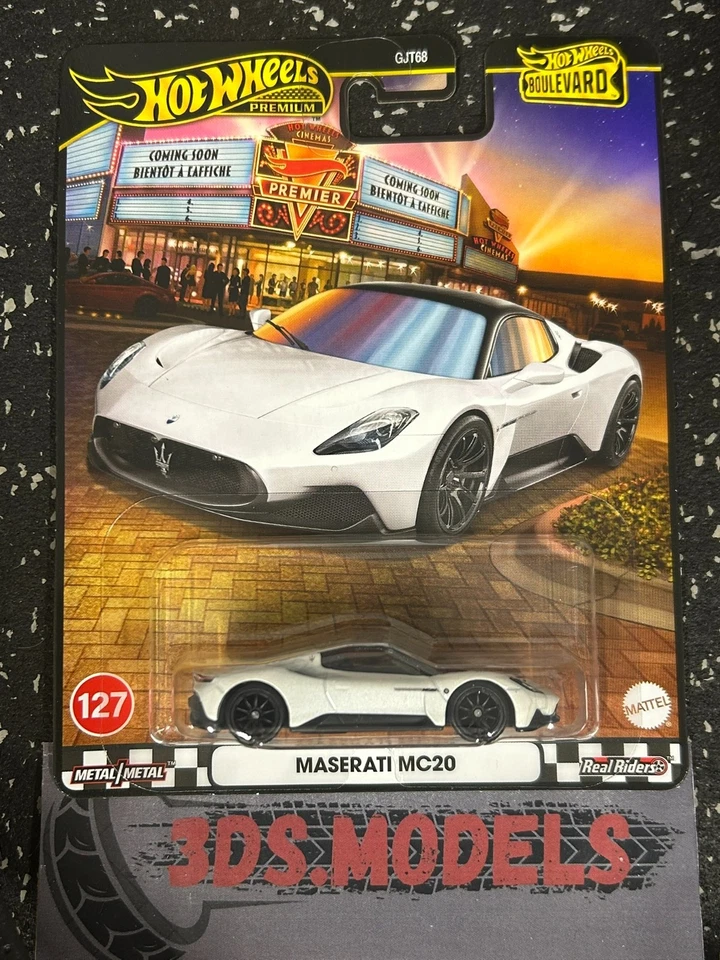 PREMIUM BOULEVARD MASERATI MC20 Hot Wheels 1:64 **COMBINE POSTAGE**