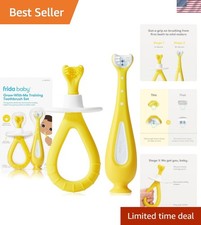 Grow-with-Me Training Toothbrush Set, Infant Baby Tooth brush Toddler Tooth...