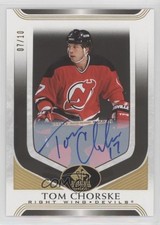2020-21 Upper Deck SP Signature Edition Legends Black 7/10 Tom Chorske Auto g0y