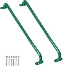 37 Inch Playground Safety Handles Green Grab Handle Bars for Jungle Gym