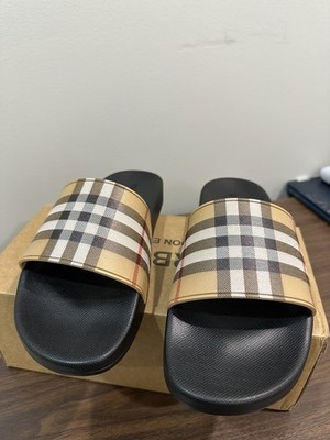 Burberry Mens/Womens Slides Size 10 Brand New with Box Never Worn
