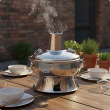 Combustion Hot Pot Burner Stainless Steel Hot Pot Heat-Resistant Single Burner