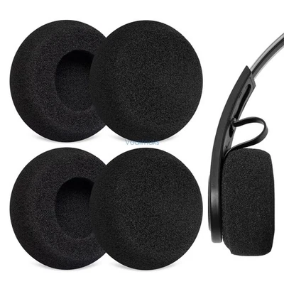 VOARMAKS 2 Pairs Black Foam Ear Pads for JLAB Rewind, Rewind 2 Wireless Retro Headphones