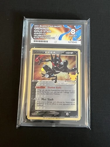 Greninja Gold Star SWSH144 Celebrations Stamp Ace 8