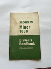 MORRIS MINOR 1000 Drivers Handbook original 